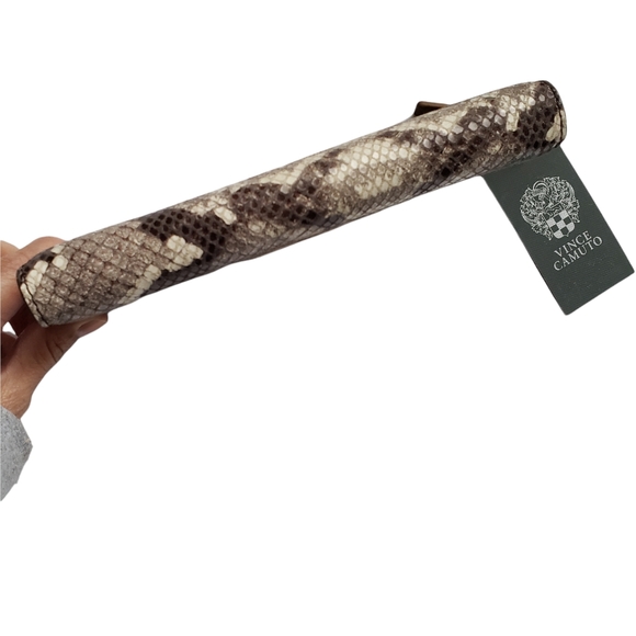 Vince Camuto Snakeprint Marley Zip Around Wallet - Picture 4 of 8